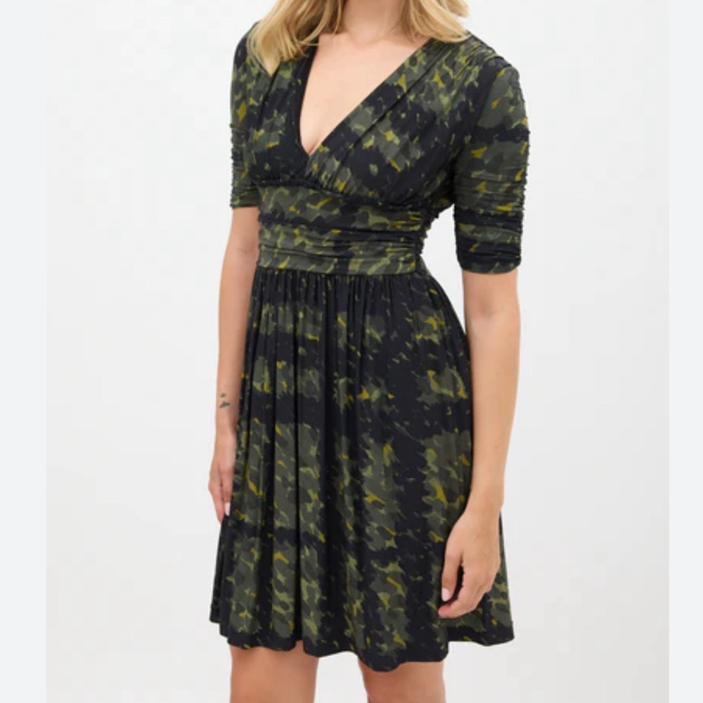 Burberry Green Dress